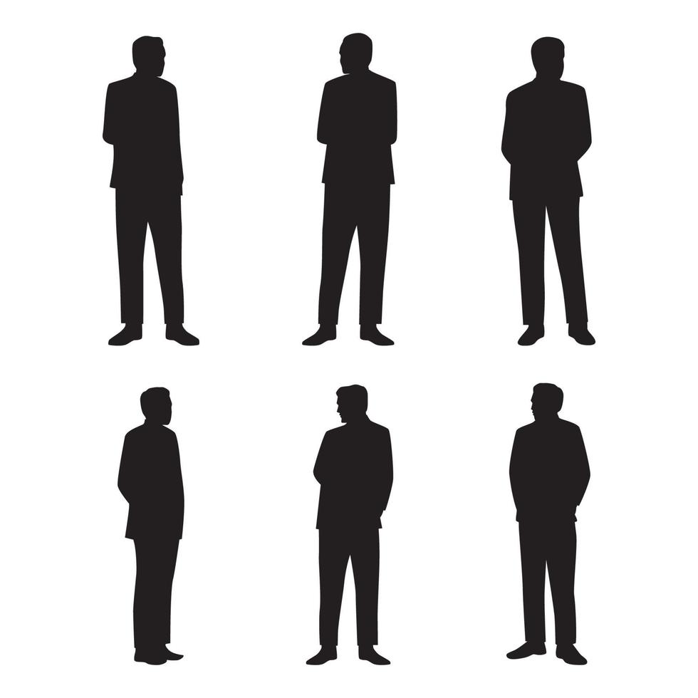 Detail Business Silhouette Vector Nomer 13