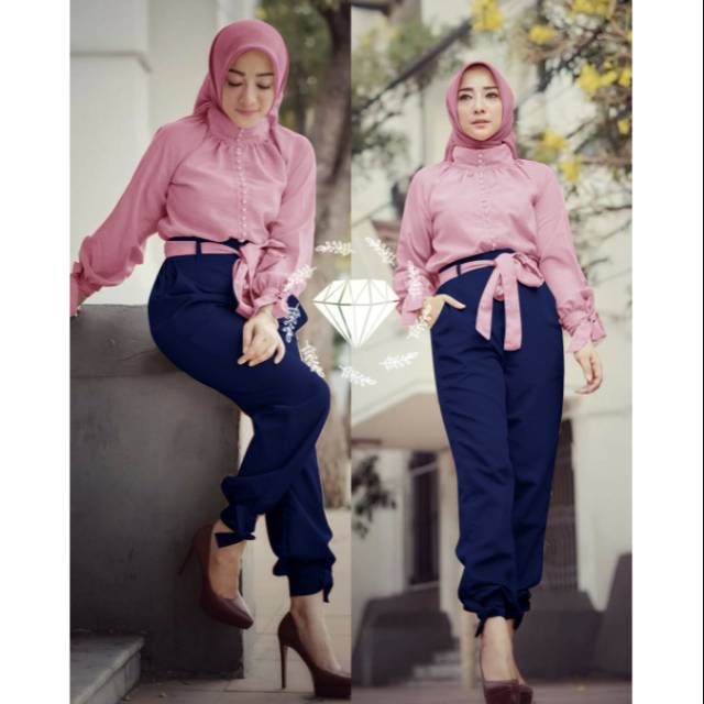 Detail Gambar Hijab Celana Jogger Wanita Nomer 38