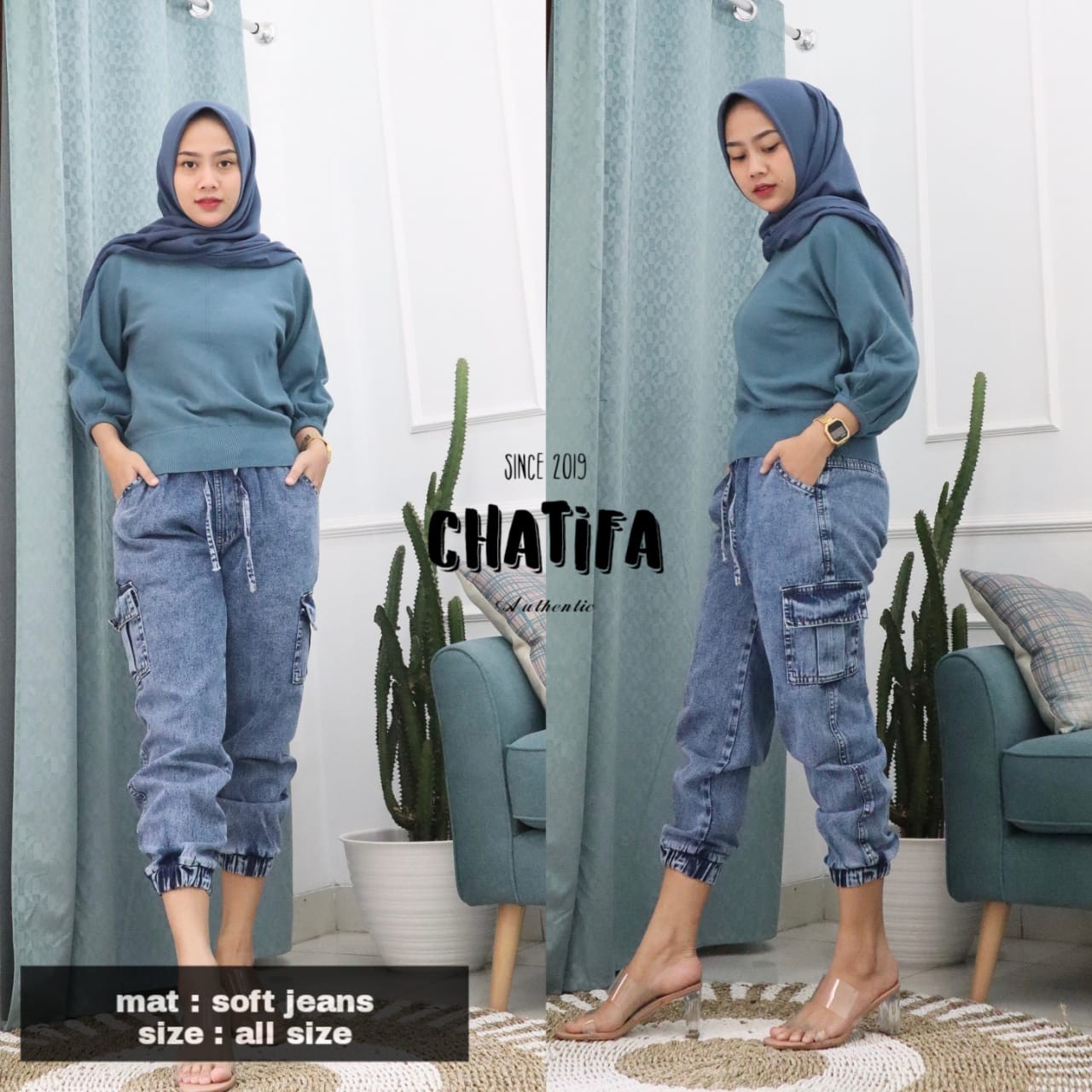 Detail Gambar Hijab Celana Jogger Wanita Nomer 51