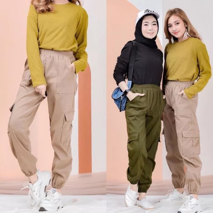 Detail Gambar Hijab Celana Jogger Wanita Nomer 8