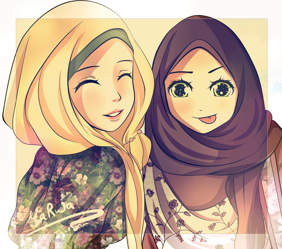 Detail Gambar Hijab Kartun Lucu Nomer 13