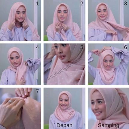 Detail Gambar Hijab Segi Empat Nomer 17