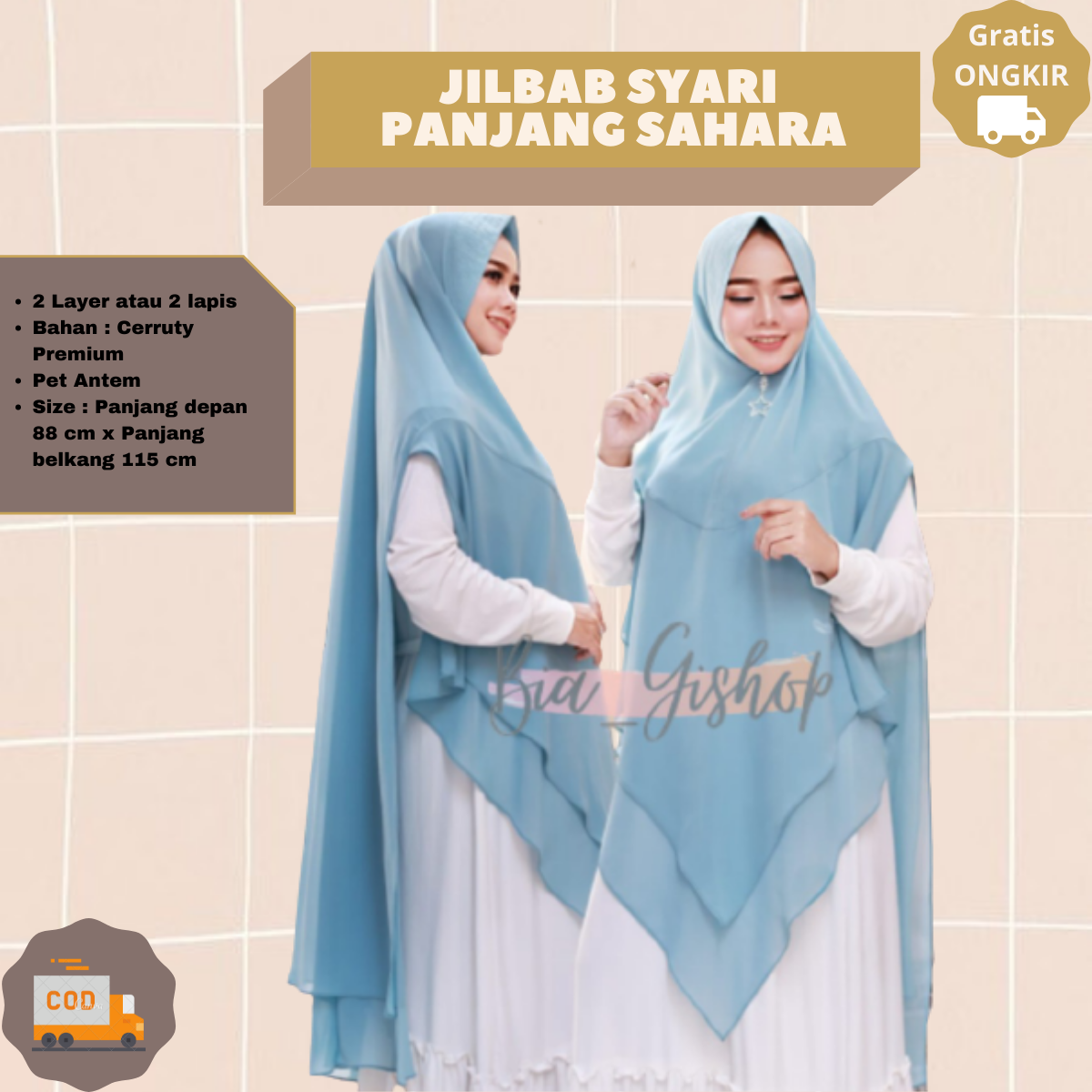 Detail Gambar Hijab Syar I Terbaru Nomer 54