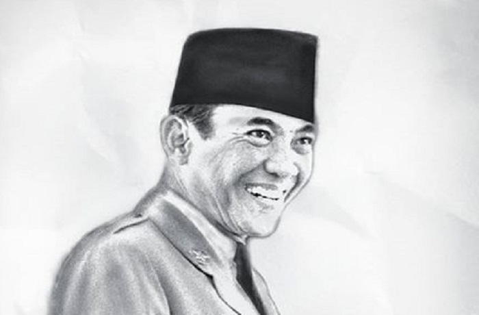 Detail Gambar Hitam Putih Bung Karno Nomer 33