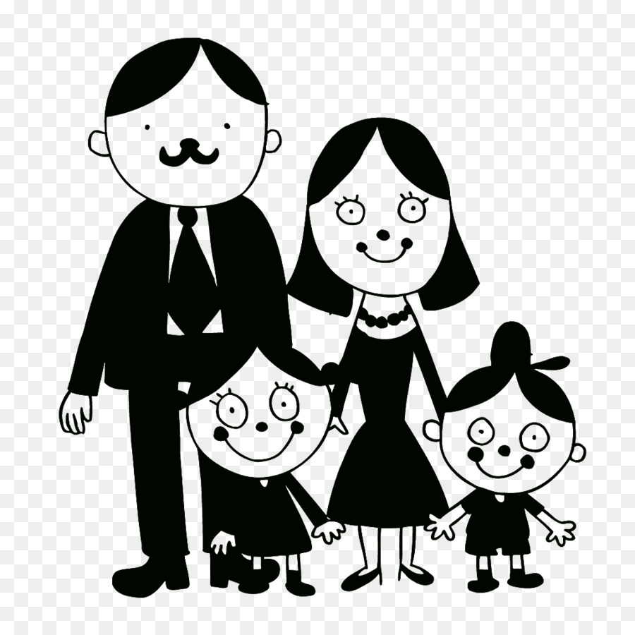 Detail Gambar Hitam Putih Keluarga Nomer 2