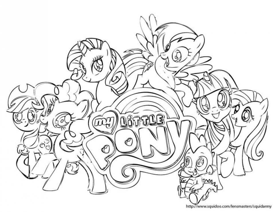 Detail Gambar Hitam Putih My Little Pony Nomer 42