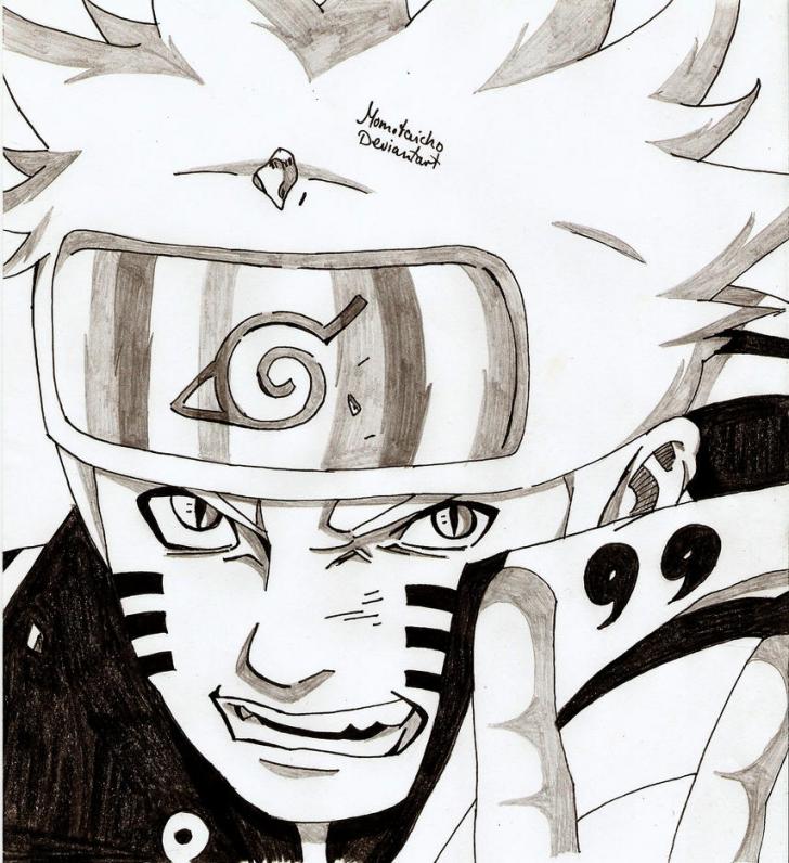 Detail Gambar Hitam Putih Naruto Nomer 43