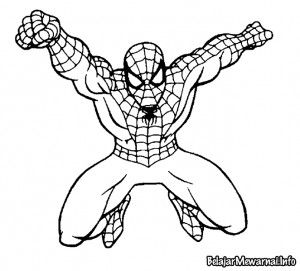 Gambar Hitam Putih Spiderman - KibrisPDR