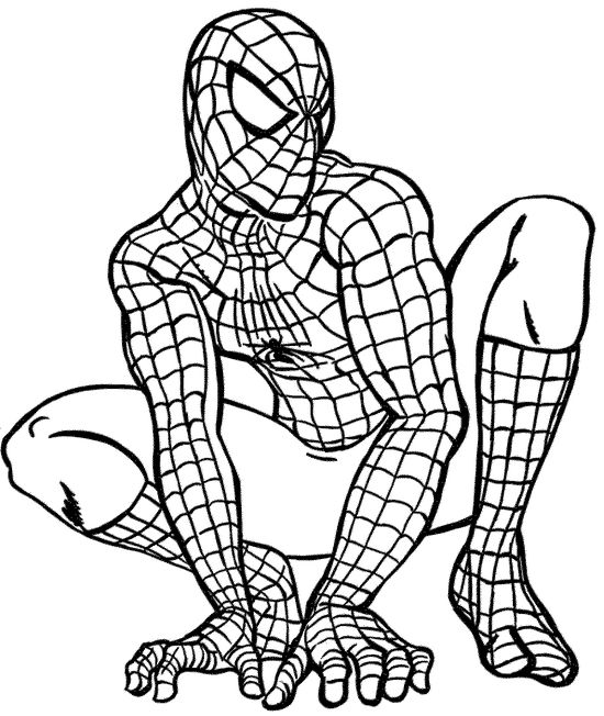 Detail Gambar Hitam Putih Spiderman Nomer 3