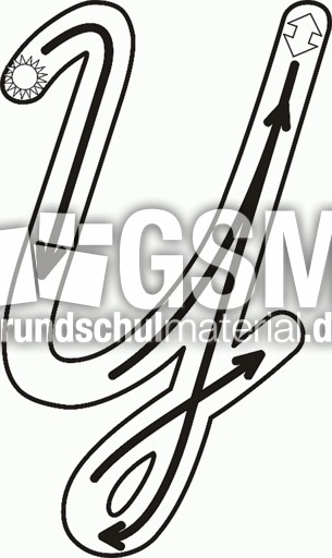 Detail J In Schreibschrift Nomer 14