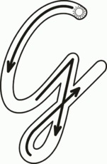 Detail J In Schreibschrift Nomer 16