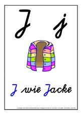 Detail J In Schreibschrift Nomer 3