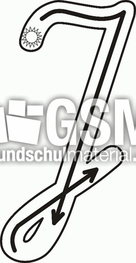 Detail J In Schreibschrift Nomer 5