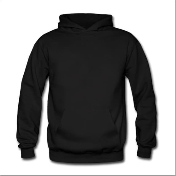 Detail Gambar Hoodie Polos Hitam Nomer 11