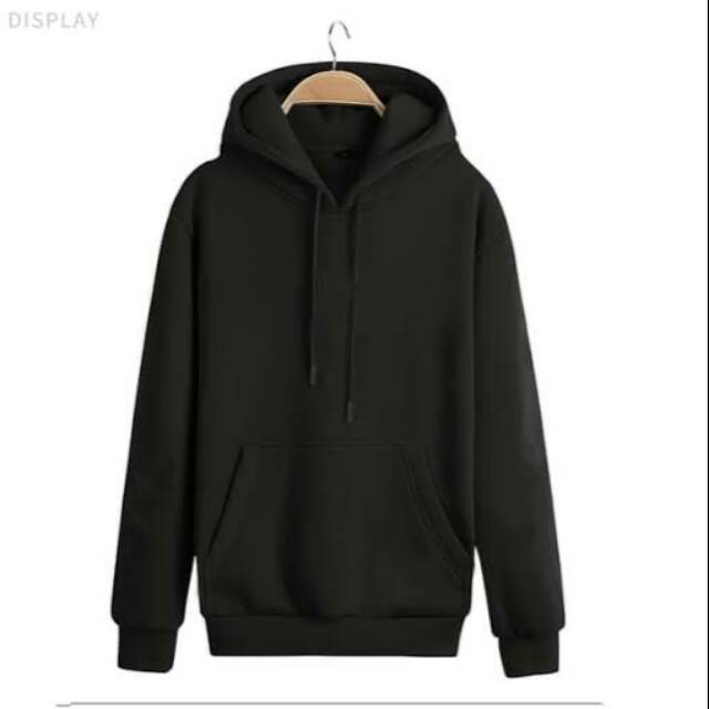 Detail Gambar Hoodie Polos Hitam Nomer 6