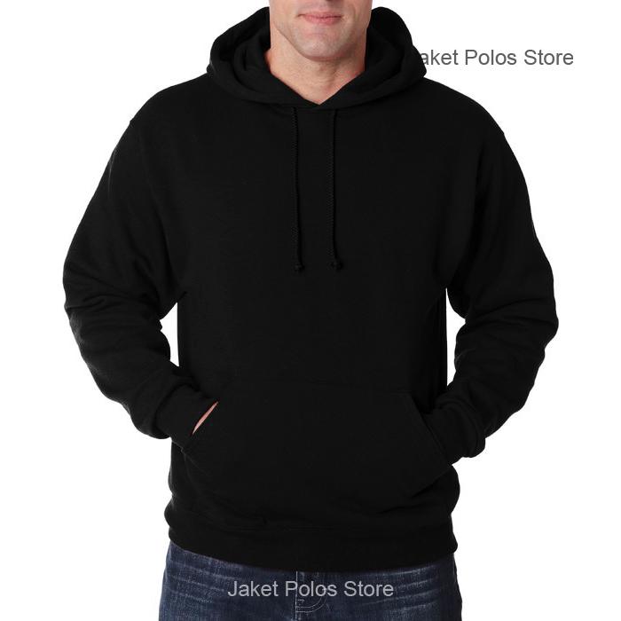 Detail Gambar Hoodie Polos Hitam Nomer 8