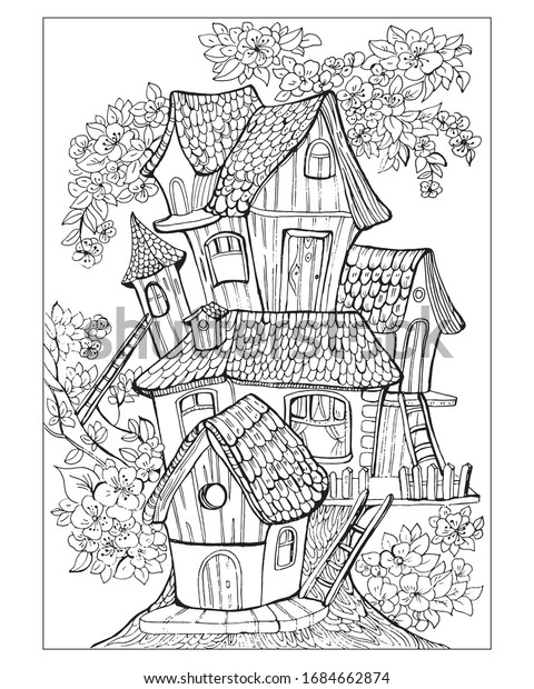 Detail Gambar House Coloring Pages Nomer 33