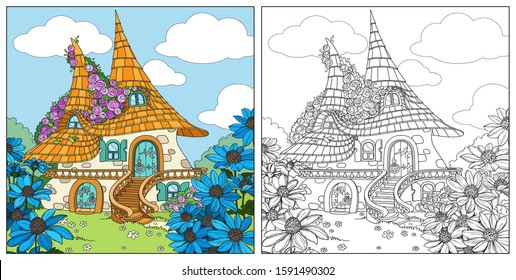 Detail Gambar House Coloring Pages Nomer 43
