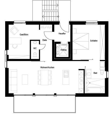 Detail Glasaufzug Grundriss Nomer 7