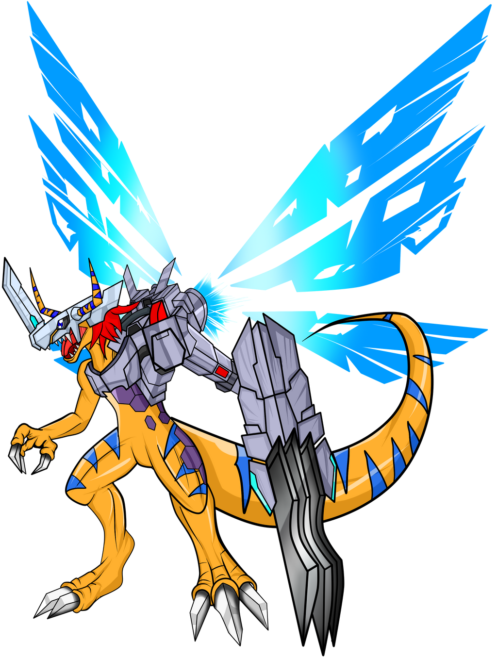 Detail Metalgreymon Digimon World 1 Nomer 20