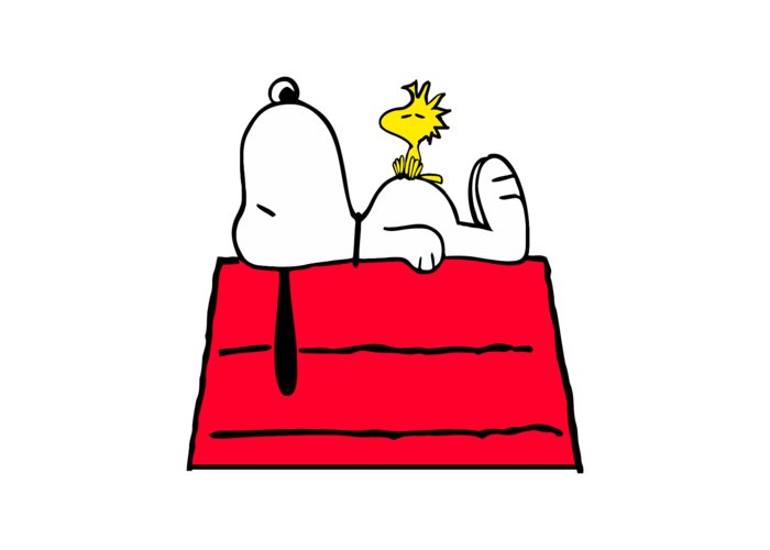 Detail Snoopy Woodstock Sleeping Nomer 2