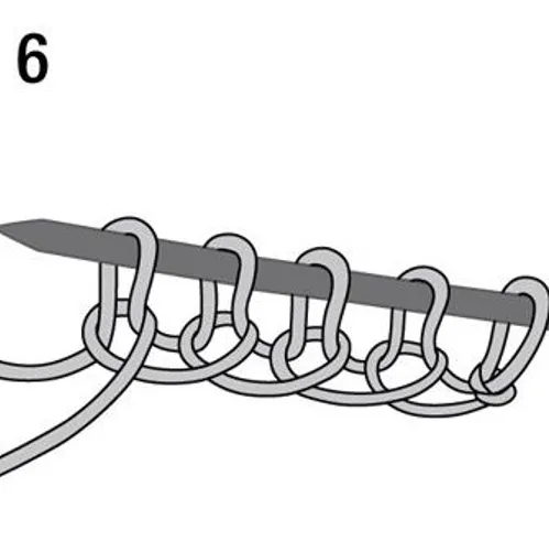 Detail Arm Stricken Schal Nomer 17
