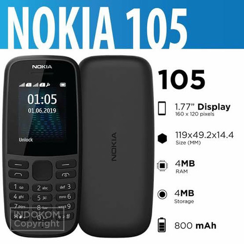 Detail Gambar Hp Nokia 105 Nomer 18