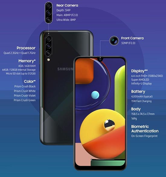 Detail Gambar Hp Samsung Galaxy A50s Nomer 24