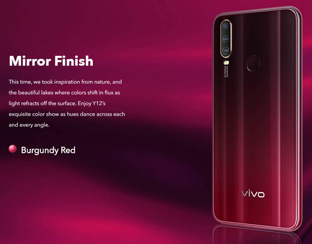 Detail Gambar Hp Vivo Y12 Warna Merah Nomer 31