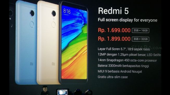 Detail Gambar Hp Xiaomi Redmi 5 Nomer 29