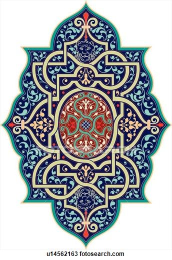 Detail Iranian Pattern Nomer 10