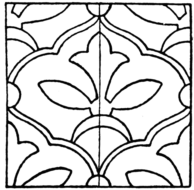 Detail Iranian Pattern Nomer 3