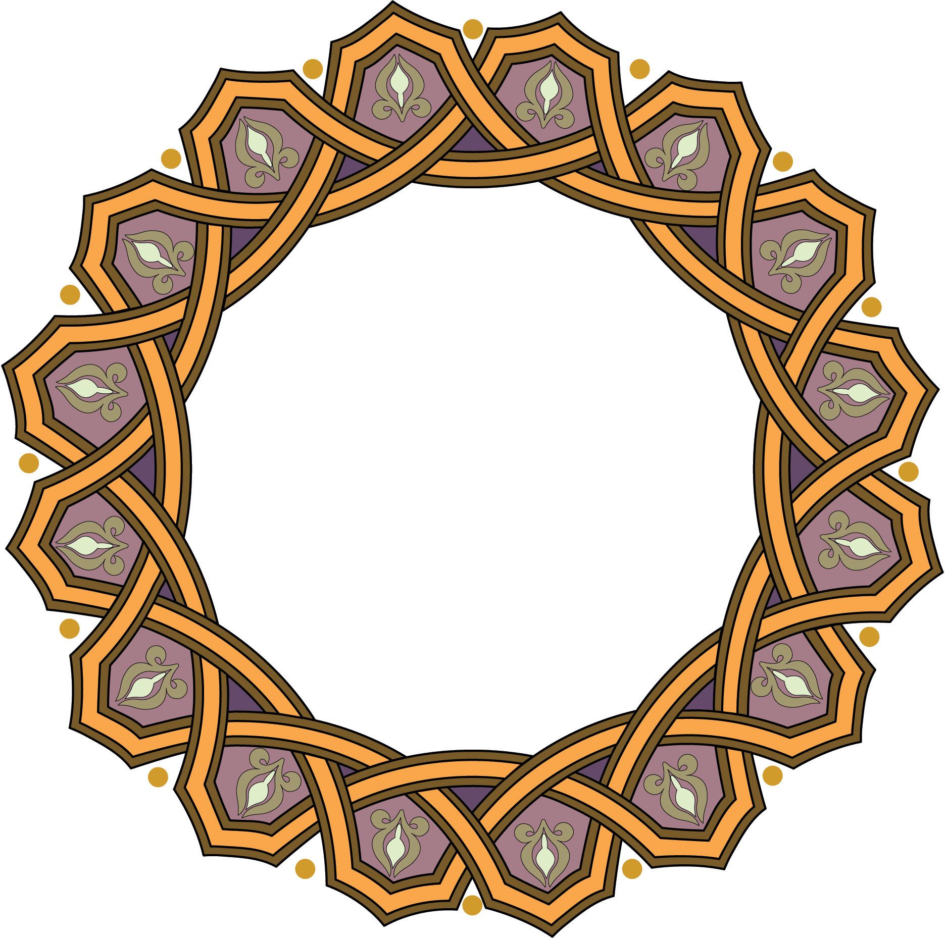 Detail Iranian Pattern Nomer 4