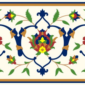 Detail Iranian Pattern Nomer 6