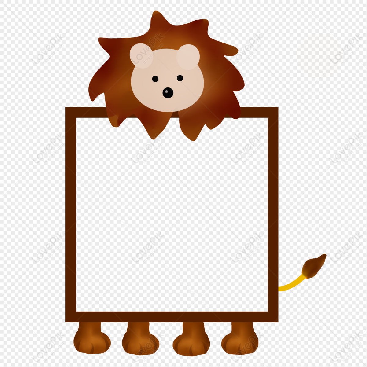 Detail Border Lion Nomer 5