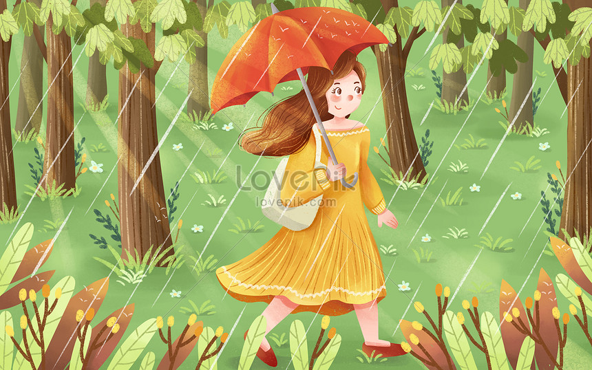 Download Gambar Hujan Dan Payung Animasi Nomer 35
