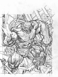 Detail Gambar Hulk Hitam Putih Nomer 50