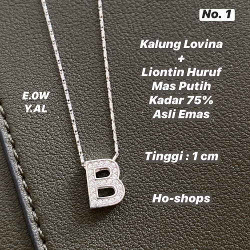 Detail Gambar Huruf B Gambar Kalung Nama Ali Nomer 15