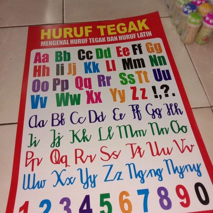 Detail Gambar Huruf Latin Nomer 6