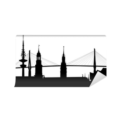 Detail Hamburg Skyline Silhouette Nomer 9