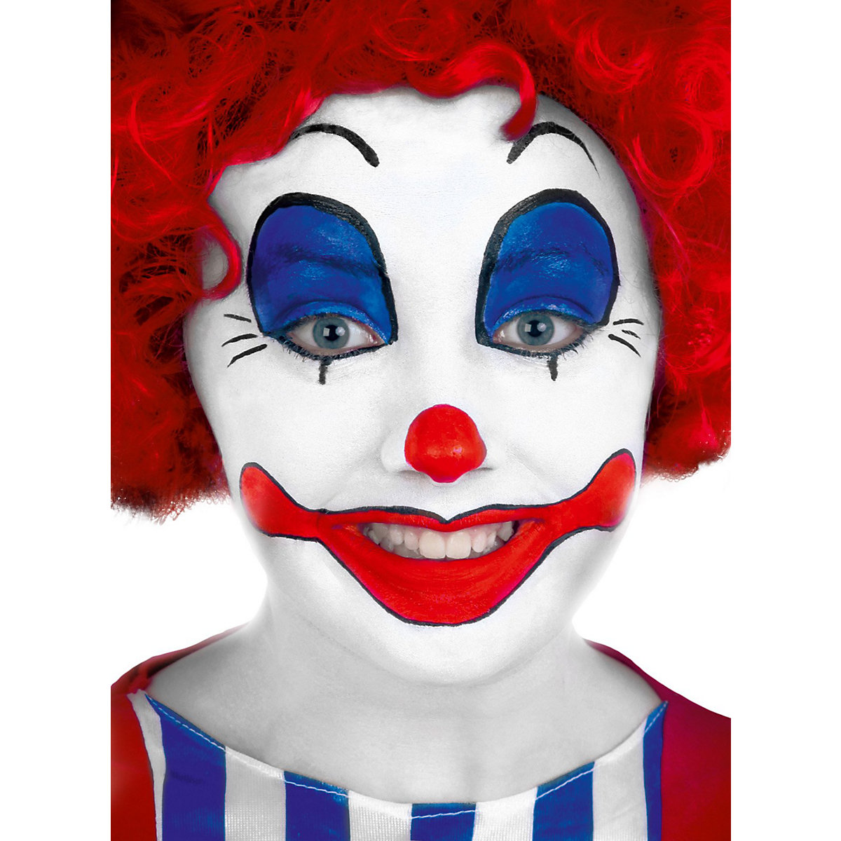 Detail Clown Maske Schminken Nomer 2