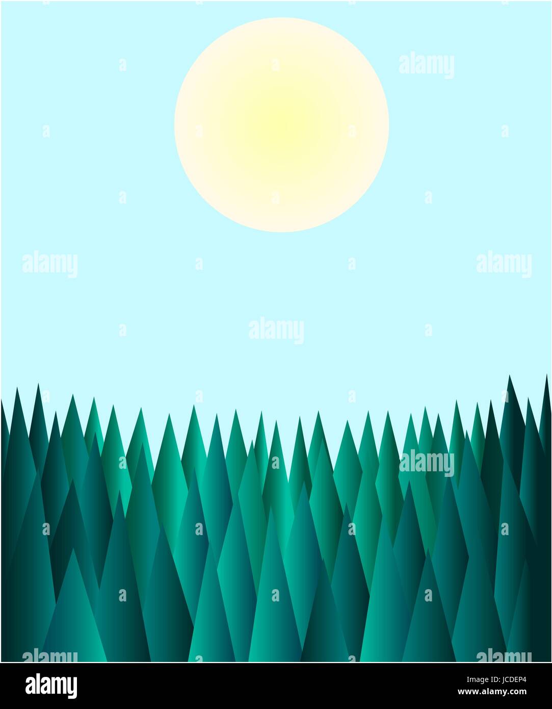 Detail Gambar Hutan Vector Blue Polygon Vector Nomer 44