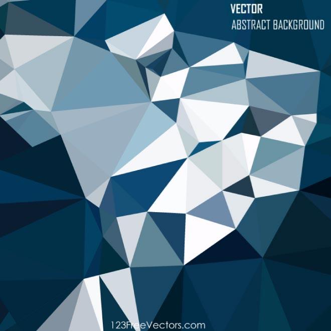 Detail Gambar Hutan Vector Blue Polygon Vector Nomer 52