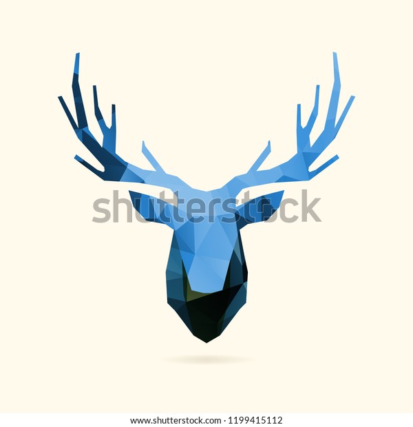 Detail Gambar Hutan Vector Blue Polygon Vector Nomer 58