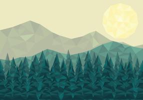 Detail Gambar Hutan Vector Low Polygon Vector Nomer 17