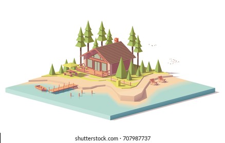 Detail Gambar Hutan Vector Low Polygon Vector Nomer 23