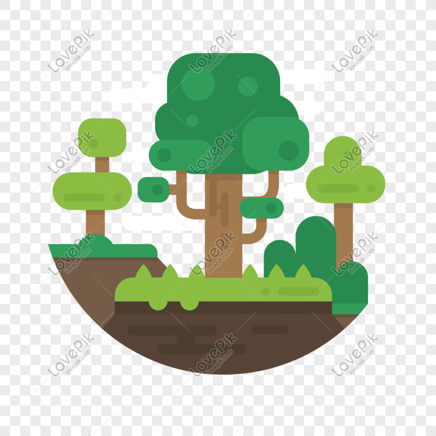 Detail Gambar Hutan Vector Low Polygon Vector Nomer 29