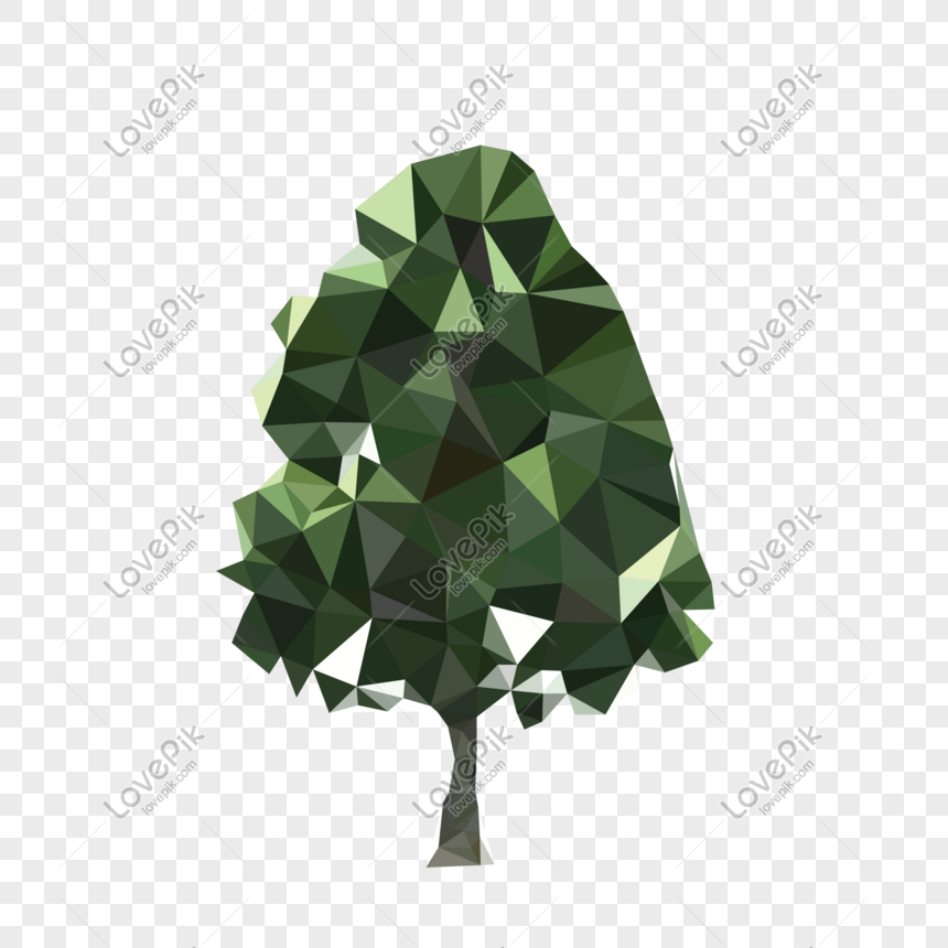 Detail Gambar Hutan Vector Low Polygon Vector Nomer 49