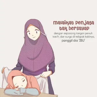 Detail Gambar Ibu Berjilbab Kartoon Nomer 20