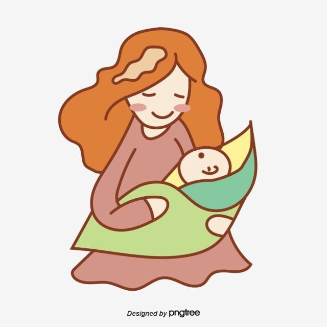 Detail Gambar Ibu Dan Bayi Animasi Nomer 20